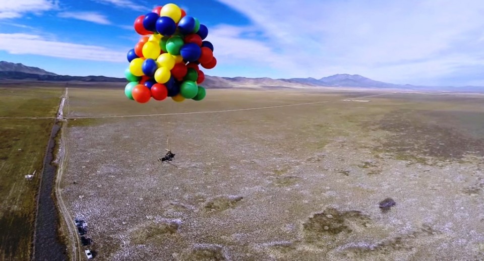 Terbang Bebas dengan Balon Mainan